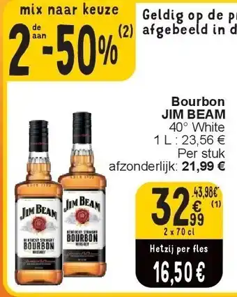 Cora Bourbon JIM BEAM aanbieding