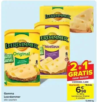 Carrefour Gamma Leerdammer aanbieding