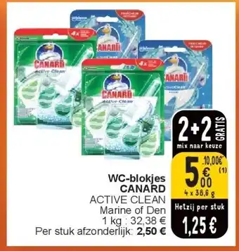 Cora WC-blokjes CANARD aanbieding