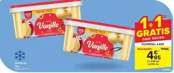 Carrefour Vanille-ijs Ola aanbieding