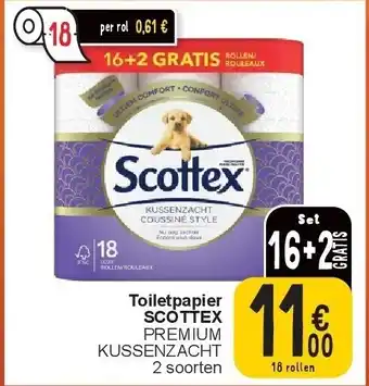 Cora Toiletpapier SCOTTEX aanbieding