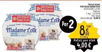 Cora Verse kaas PAYSAN BRETON aanbieding