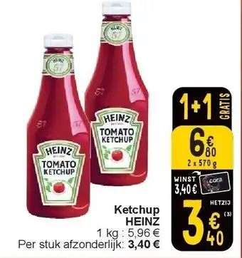 Cora Ketchup HEINZ aanbieding