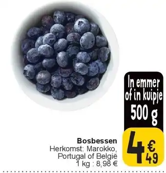 Cora Bosbessen aanbieding