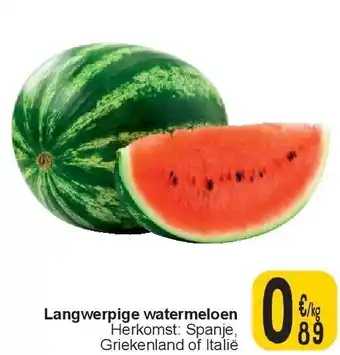 Cora Langwerpige watermeloen aanbieding