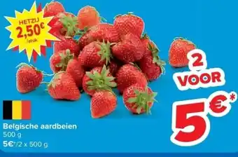 Carrefour Belgische aardbeien aanbieding