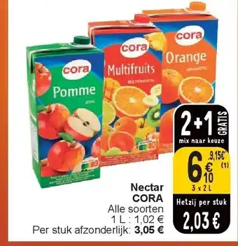 Cora Nectar CORA aanbieding