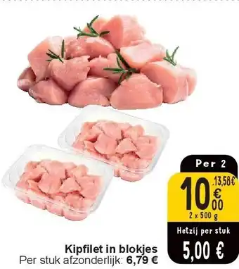 Kipfi let in blokjes
