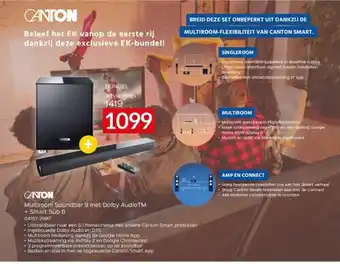 Selexion Multiroom Soundbar 9 met Dolby AudioTM + Smart Sub 8 04157-3997 aanbieding