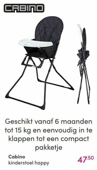 Baby & Tiener Cabino kinderstoel happy aanbieding