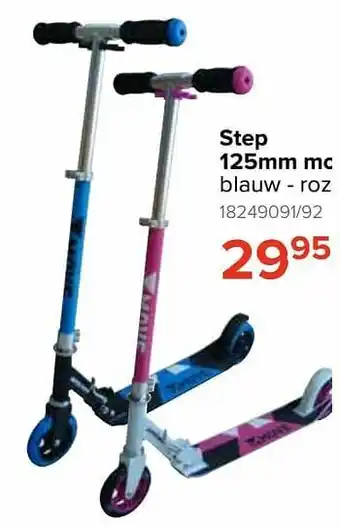 Step 125mm move blauw - roze