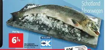 Auchan Hele Gekuiste Atlantische Zalm aanbieding