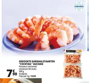 Gekookte Garnaalstaarten "Cocktail' Auchan