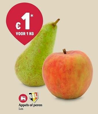 Delhaize Appels of peren aanbieding