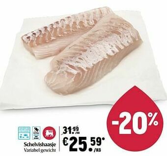 Delhaize Schelvishaasje aanbieding