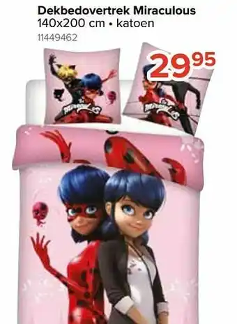 Euroshop Dekbedovertrek miraculous aanbieding