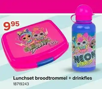 Euroshop Lunchset broodtrommel + drinkfles aanbieding