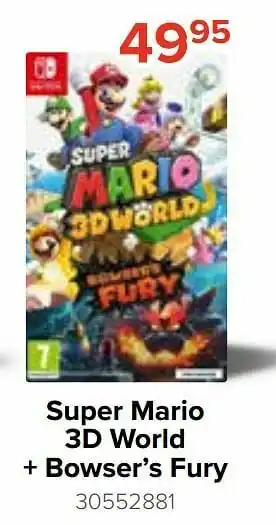 Euroshop Super mario 3d world + bowser’s fury aanbieding