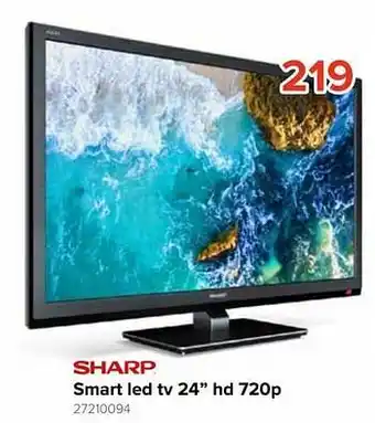 Euroshop Sharp smart led tv 24`` hd 720p aanbieding