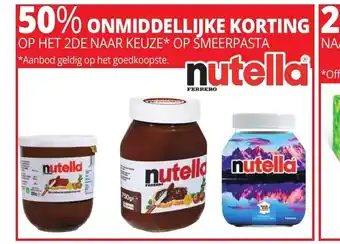 Onmiddellijke Korting Op Het 2de Naar Keuze Op Smeerpasta