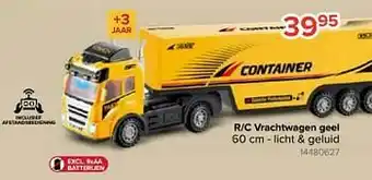 Euroshop R-c vrachtwagen geel aanbieding