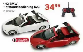 Euroshop 1:12 bmw + afstandsbediening r-c aanbieding