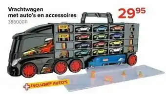 Euroshop Vrachtwagen met auto’s en accessoires aanbieding