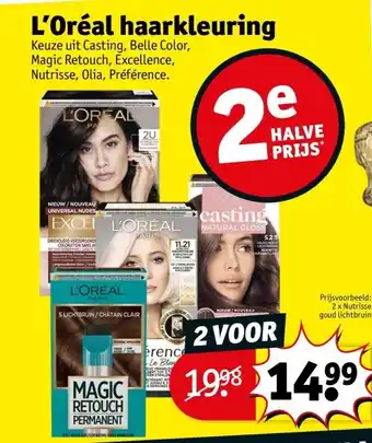 Kruidvat L’Oréal haarkleuring aanbieding