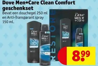 Kruidvat Dove Men+Care Clean Comfort geschenkset aanbieding