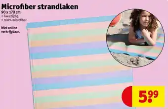 Microfiber strandlaken