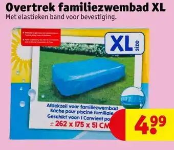 Kruidvat Overtrek familiezwembad XL aanbieding