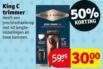 Kruidvat King C trimmer aanbieding