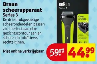 Kruidvat Braun scheerapparaat aanbieding