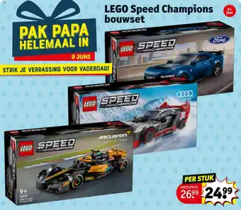 Kruidvat LEGO Speed Champions bouwset aanbieding