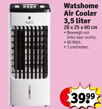 Kruidvat Watshome Air Cooler 3,5 liter aanbieding