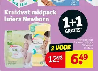 Kruidvat Kruidvat midpack luiers Newborn aanbieding