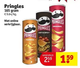 Kruidvat Pringles aanbieding