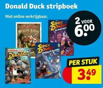 Kruidvat Donald Duck stripboek aanbieding