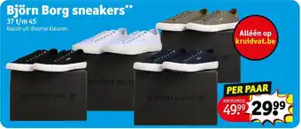 Kruidvat Björn Borg sneakers PER PAAR aanbieding