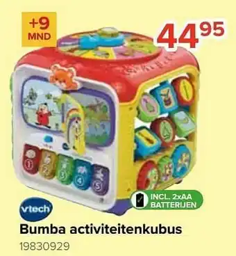 Euroshop Bumba activiteitenkubus aanbieding