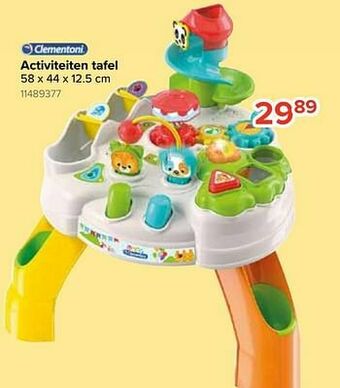 Euroshop Activiteiten tafel aanbieding