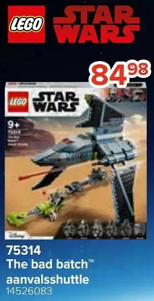 Euroshop 75314 the bad batch aanvalsshuttle aanbieding