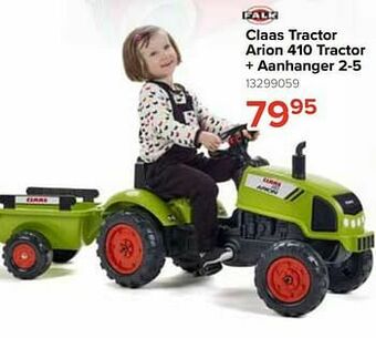 Euroshop Claas tractor arion 410 tractor + aanhanger 2-5 aanbieding