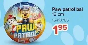 Euroshop Paw patrol bal aanbieding