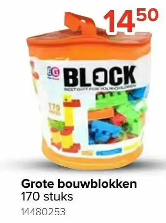 Euroshop Grote bouwblokken aanbieding