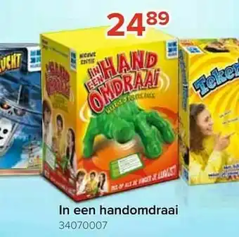 In een handomdraai