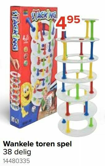 Euroshop Wankele toren spel aanbieding