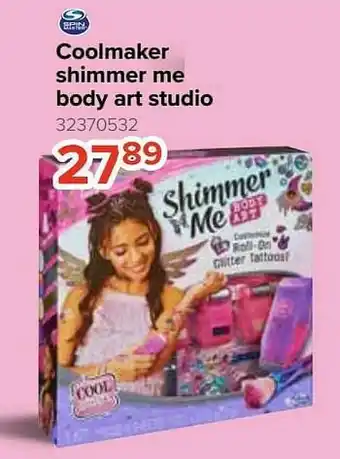 Euroshop Coolmaker shimmer me body art studio aanbieding