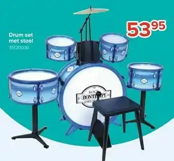 Euroshop Drum set met stoel aanbieding