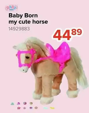 Euroshop Baby born my cute horse aanbieding